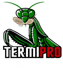 Termi Pro pest management services white service letters